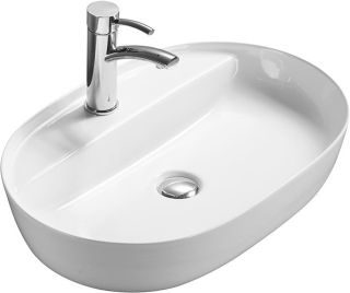 Раковина накладная SantiLine SL-1082 60см белый